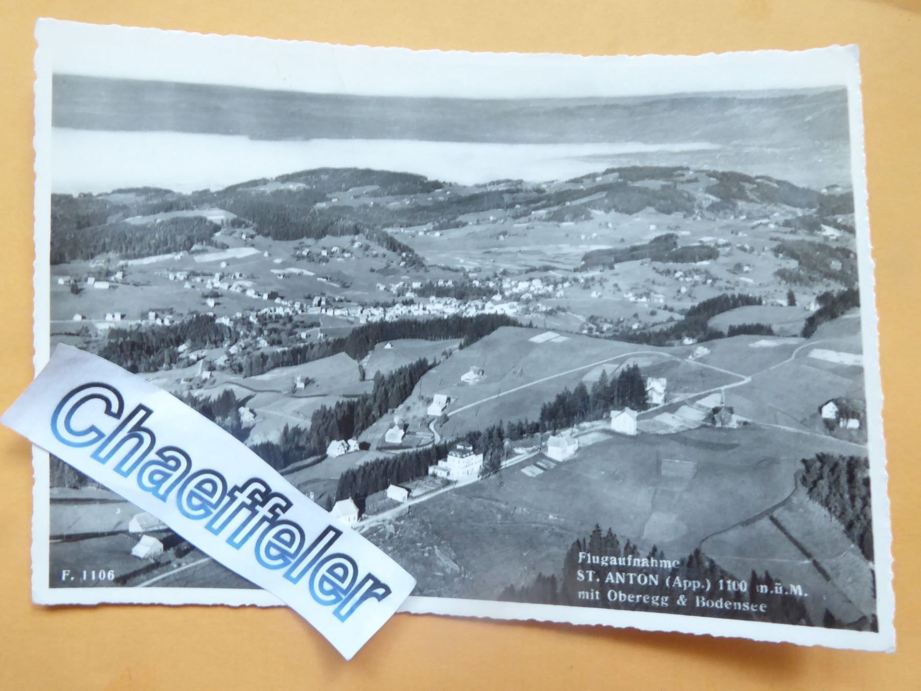 Cartoline postali: Flugaufnahme St. Anton – Usato da Zürich venduto da Chaeffeler