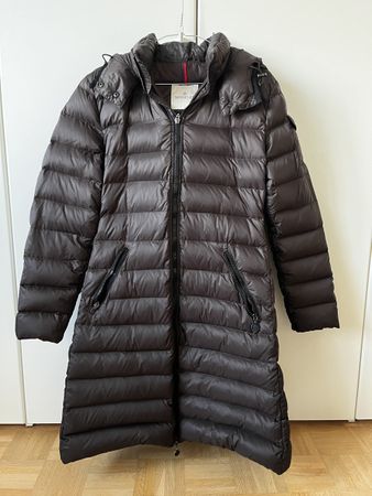 Moncler Daunenmantel braun Grösse 4 guter Zustand