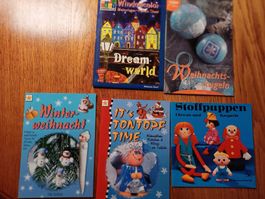 5 verschiedene vorwiegend winterliche, weihnachtliche Bücher