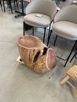 Couchtisch Beistelltisch Baumstamm Wurzel Pure Akazienholz