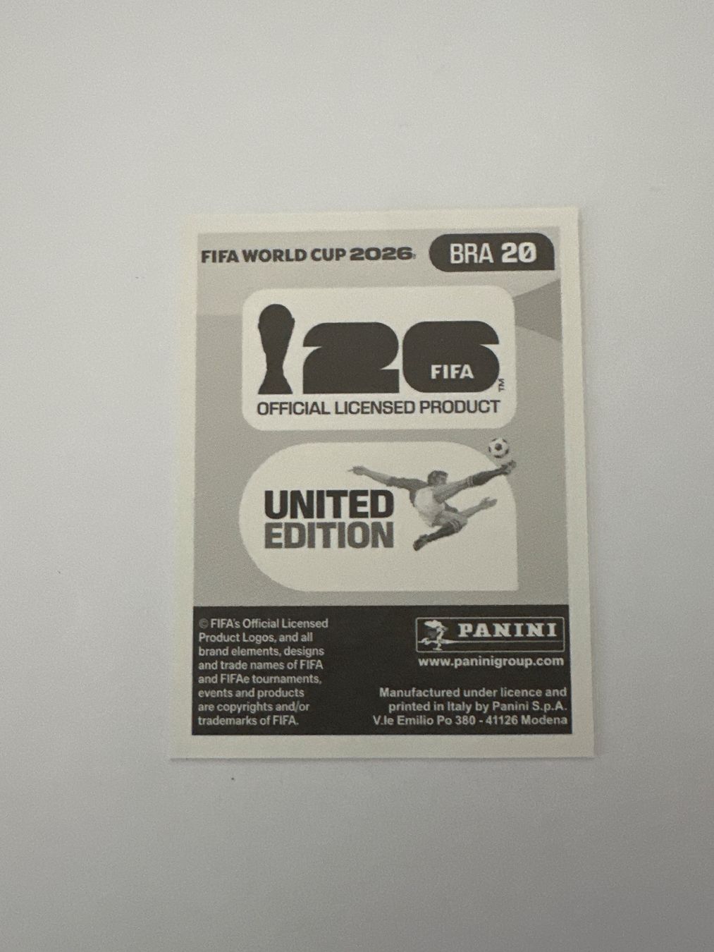 Panini Sammelbilder & Trading cards: Panini FIFA WM 2026 Sticker - BRA 20 – Gebraucht aus Sulz AG von DealWerk 1
