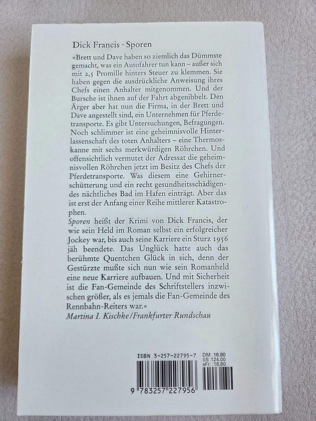 Libri: Dick Francis - Sporen – Usato da Bergdietikon venduto da Tanne_10 1