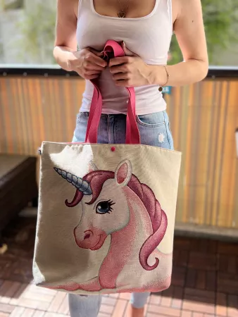 Tote bag "Licorne"