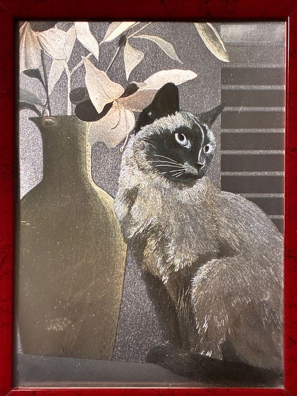Foto & Immagini: Katzenbild gerahmt / Metallic – Usato da Horw venduto da adler65 3