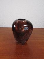 Vintage Glasvase Bömisches Studioglas  Bohemia 1970er Jahre