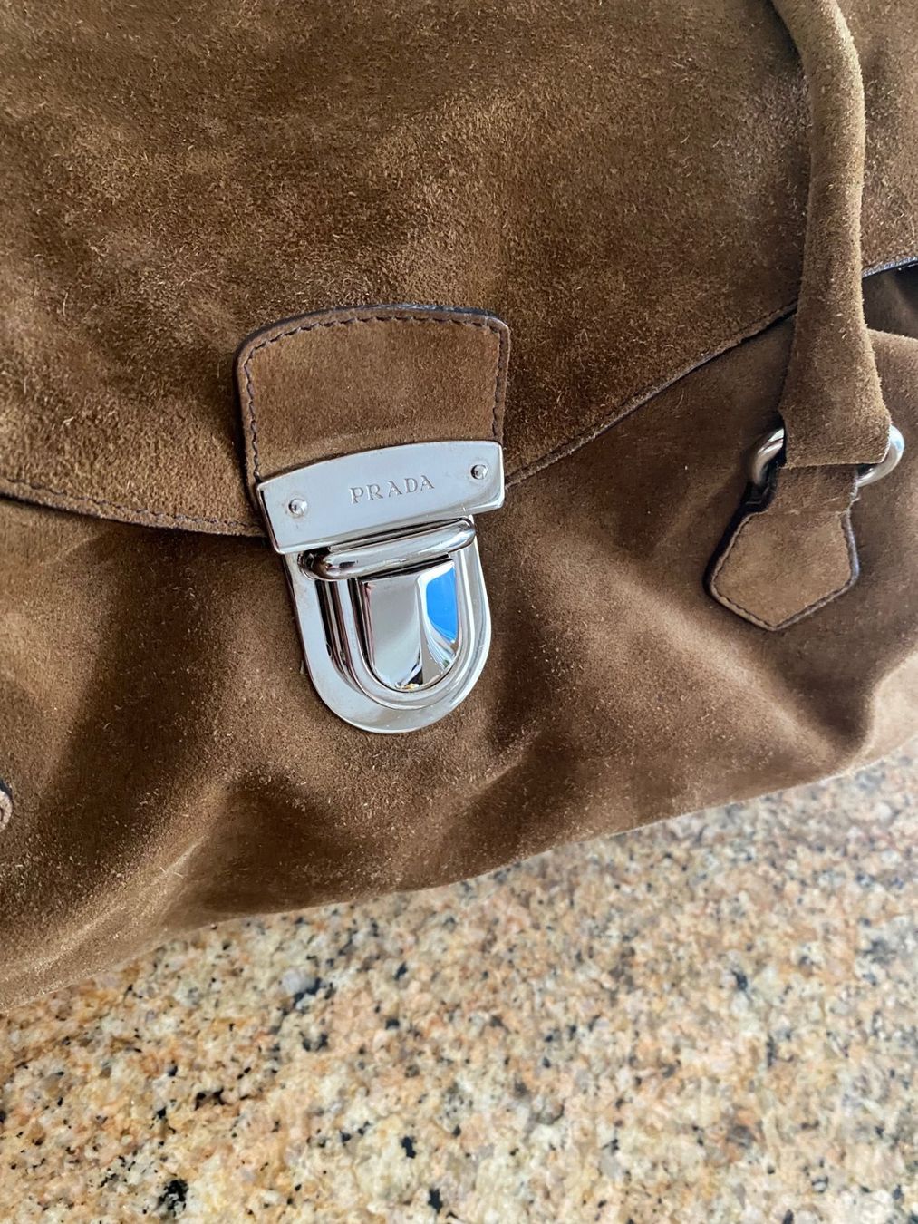 Prada Borse da donna: PRADA Handtasche  Wildleder braun – Nuovo (secondo la descrizione) da Weggis venduto da goo_vn75 7