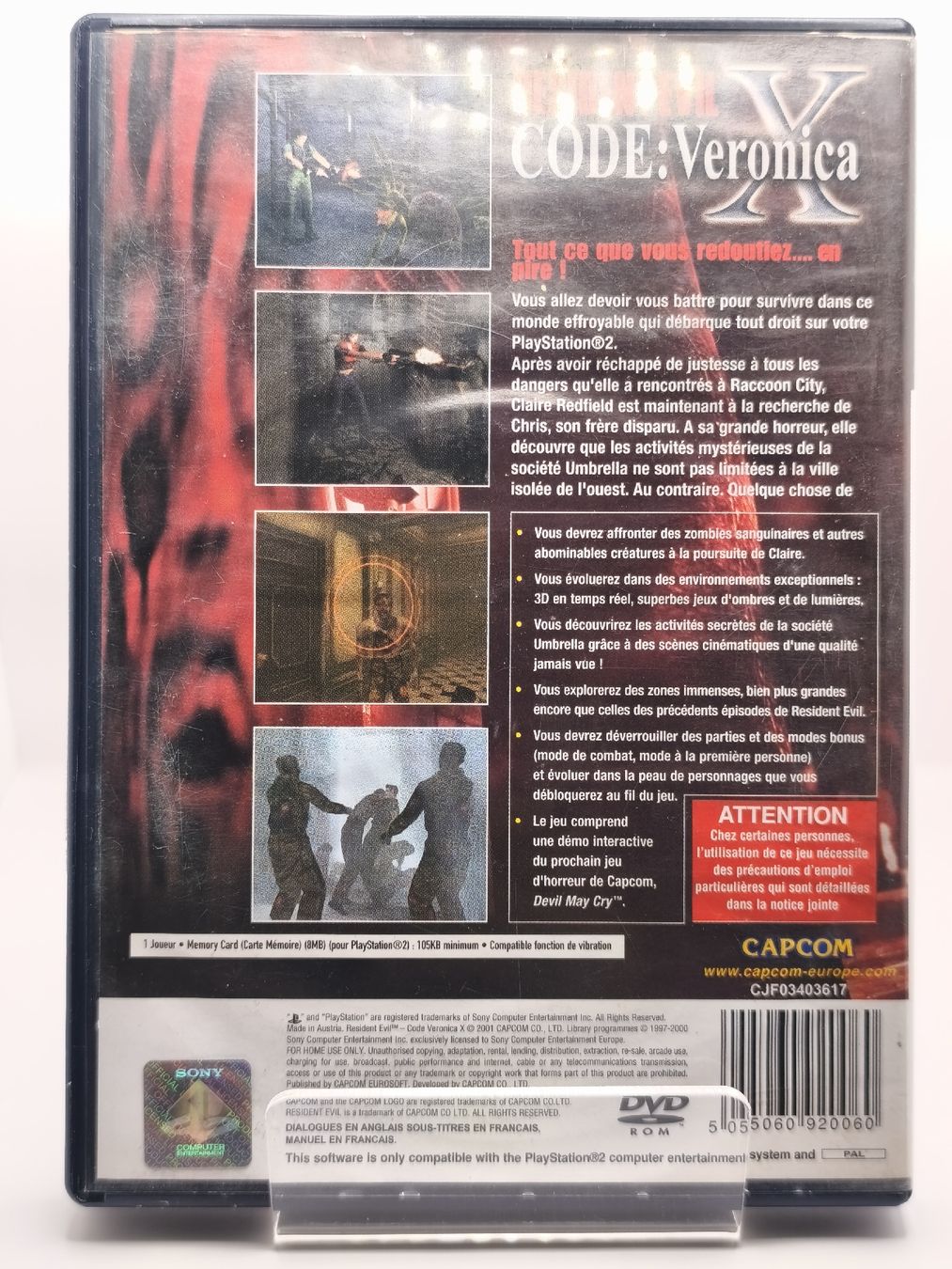 Sony Giochi: Jeu PlayStation 2 Resident Evil Code Veronica X – Usato da Conthey venduto da Th3gr4yf0x 2