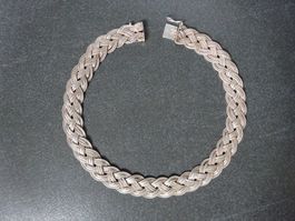 Chropfband Halskette / echt Silber