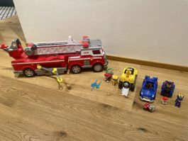 PAW Patrol Set – grosser Marshall Feuerwehrwagen + Fahrzeuge