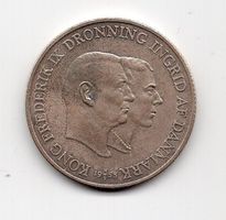(807) Dänemark, 2 Kronen 1953, top stgl