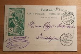 UPU Firmen- und Stabstempel Bischofszell