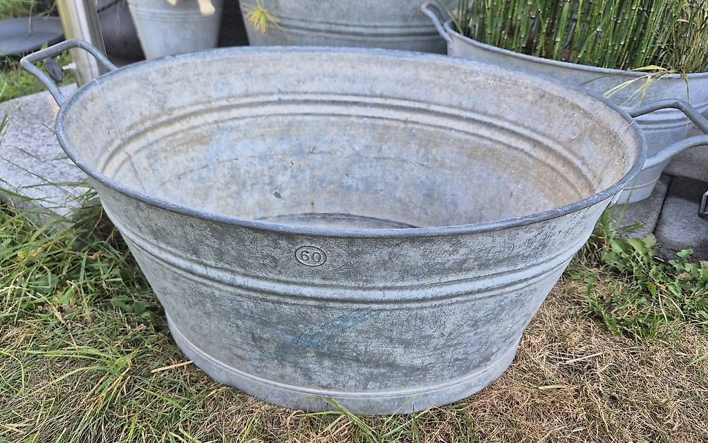 Sonstige Gartendekorationen: Zinkwanne Zuber 60l  – Gebraucht aus Selzach von Fenrir01 1