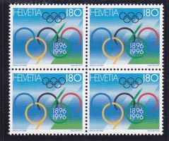 Postfrisch 100J. Olympische Spiele 1996