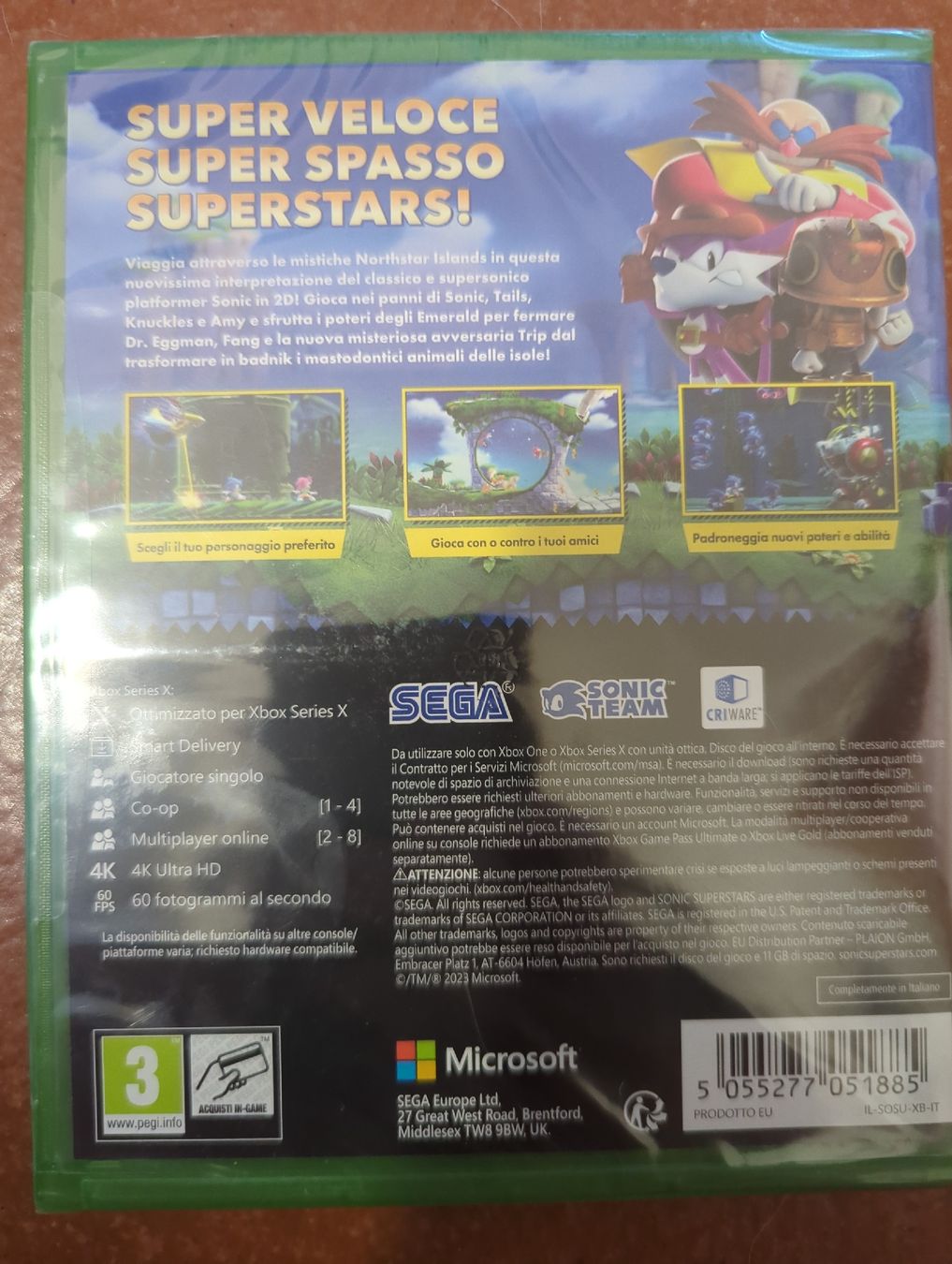Microsoft Giochi: Sonic Superstars - Xbox One/Xbox Series X – Nuovo e nell'imballaggio originale da Seseglio venduto da Stebu74 1
