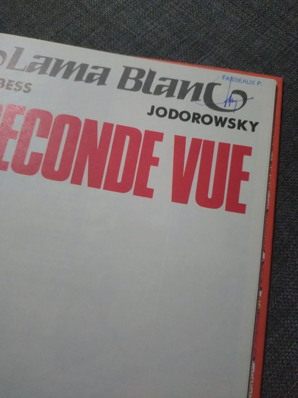 Fumetti: Le Lama Blanc - La seconde vue – Usato da Farvagny-le-Grand venduto da LaCaverne 2