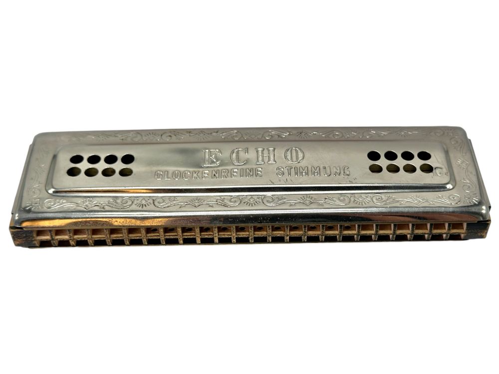 Hohner The ECHO Harp vintage Harmonica double face Kaufen auf Ricardo