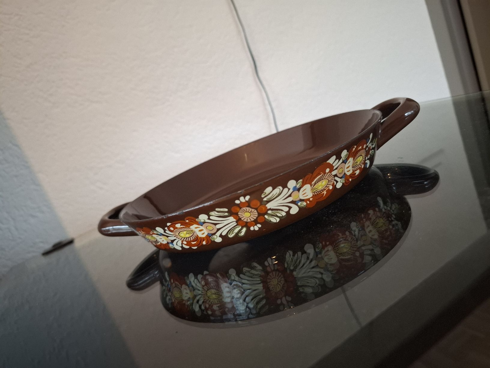 Servierplatten: Plat à œufs en email Sigg – Gebraucht aus Moutier von Carambaaa 1