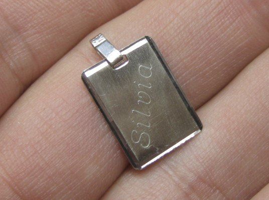 Ciondoli: Vintage Anhänger Silber 835 Name Silvia – Usato da Ermatingen venduto da Decovin 5