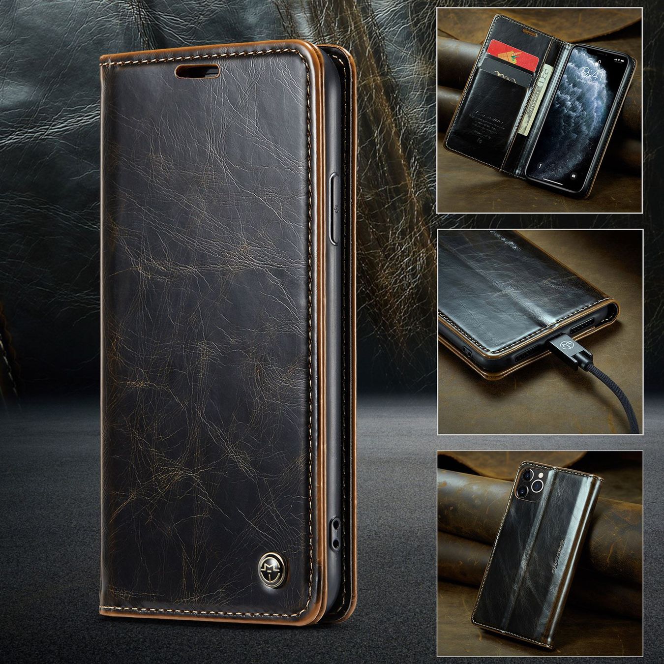 Cover & Protezioni schermo: CaseMe iPhone 11 Pro Max Leder Case – Nuovo e nell'imballaggio originale da Zürich venduto da Store-247 1