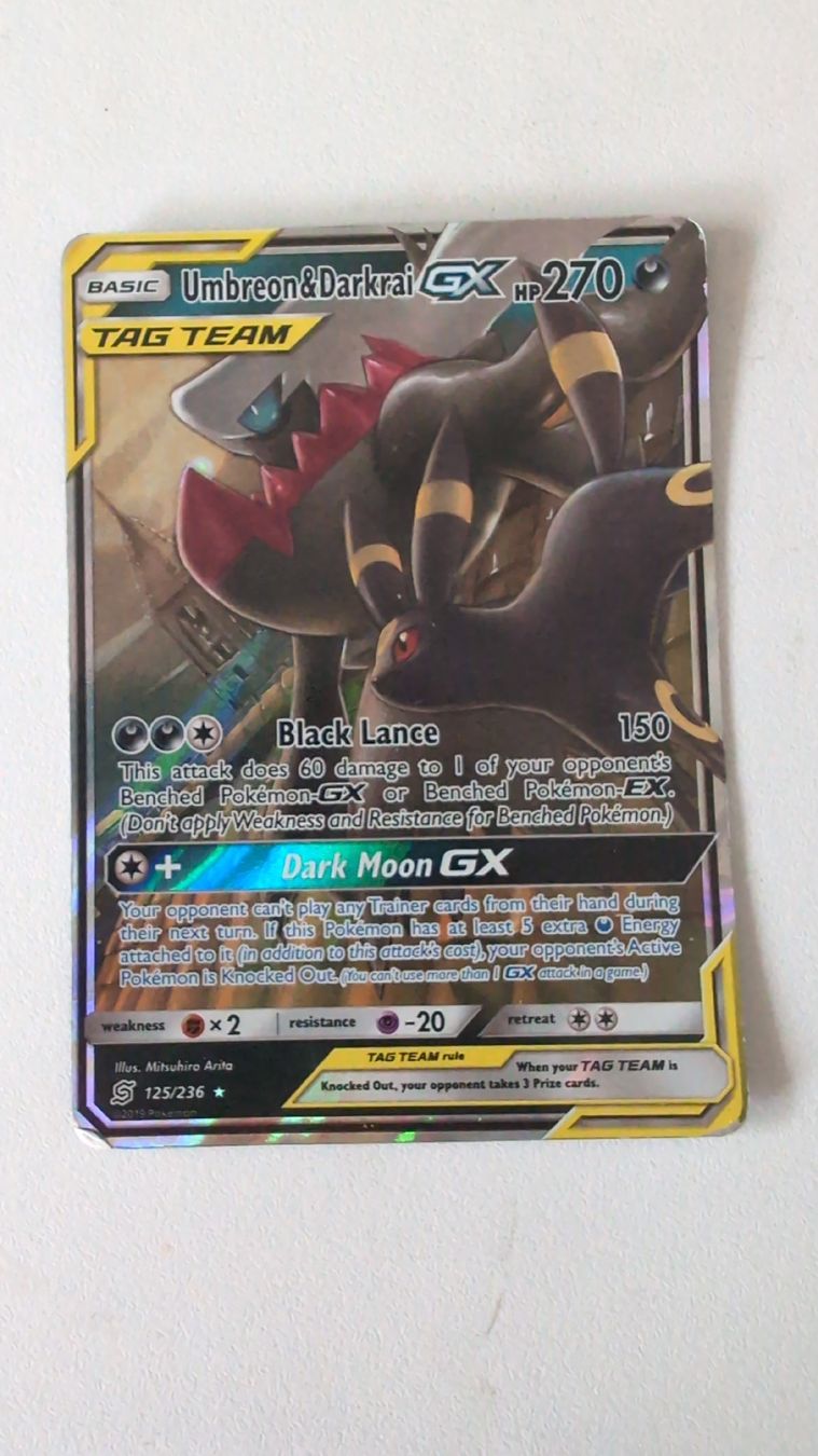 Pokémon Carte collezionabili: Umbreon & Darkrai GX Tag-Team – Usato da Bolligen venduto da chr_t85t