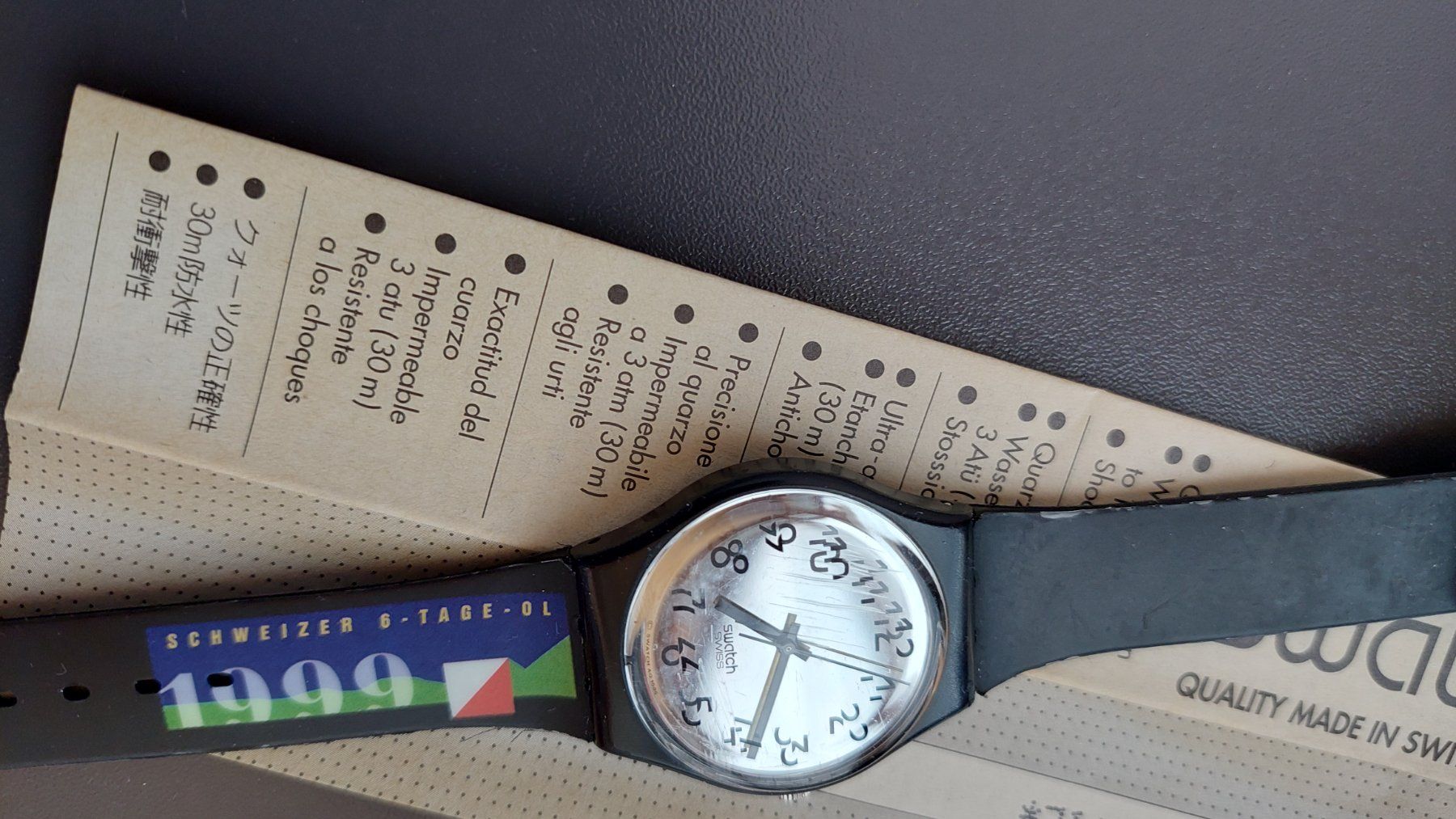 Swatch Orologi: SWATCH Armbanduhr '6-Tage-OL 1999' – Usato da Arnegg venduto da thurboMax 1
