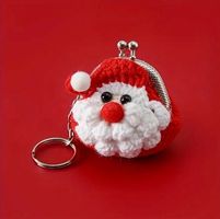Schlüsselanhänger/Samichlaus🎅/mini Gelbbörse neu