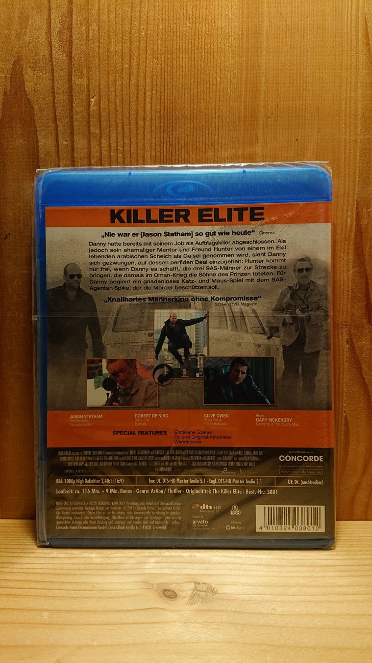 Tutti i DVDs: KILLER ELITE Blu-Ray Jason Statham – Nuovo (secondo la descrizione) da Wilderswil venduto da Exebub 1