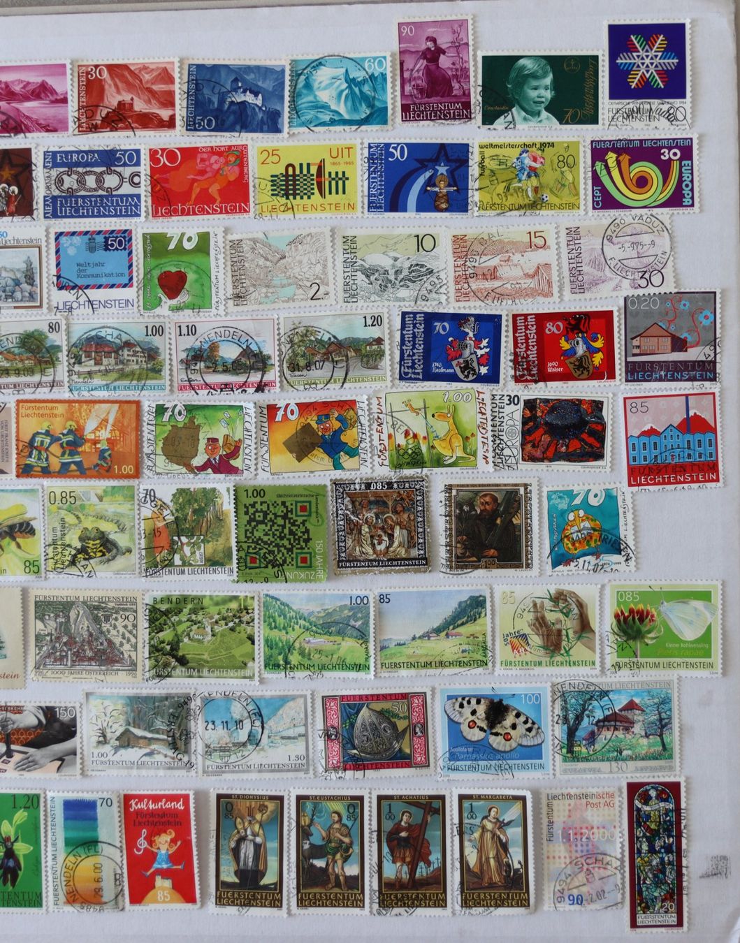 Tous les timbres: Briefmarken Lichtenstein – D'occasion à Oberentfelden par lakipul 3