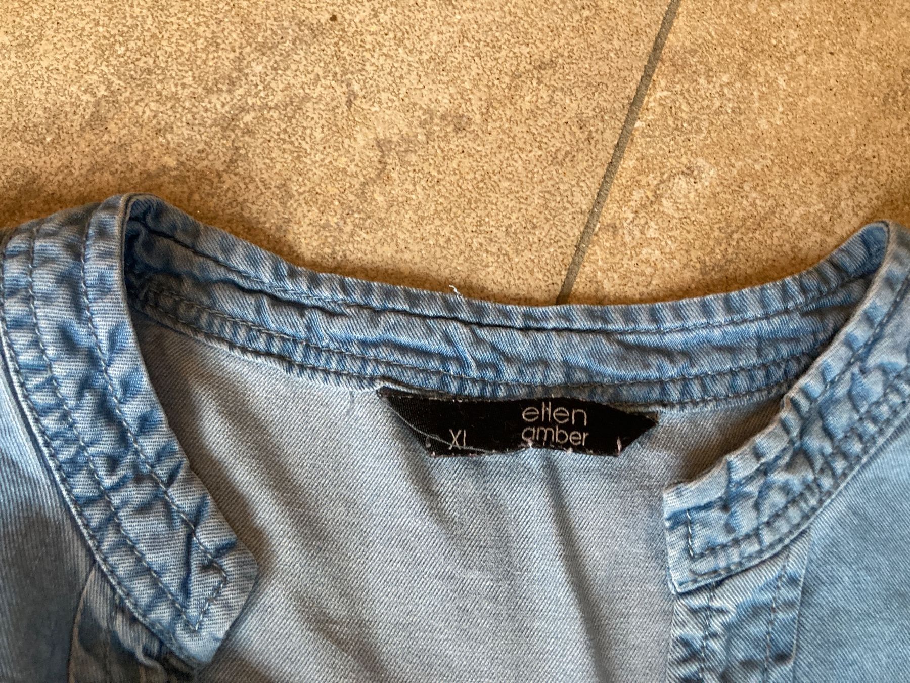 Ellen Amber Camicette: Ellen Amber Jeansbluse, Gr. XL, hellblau – Usato da Gelterkinden venduto da froggy80 2