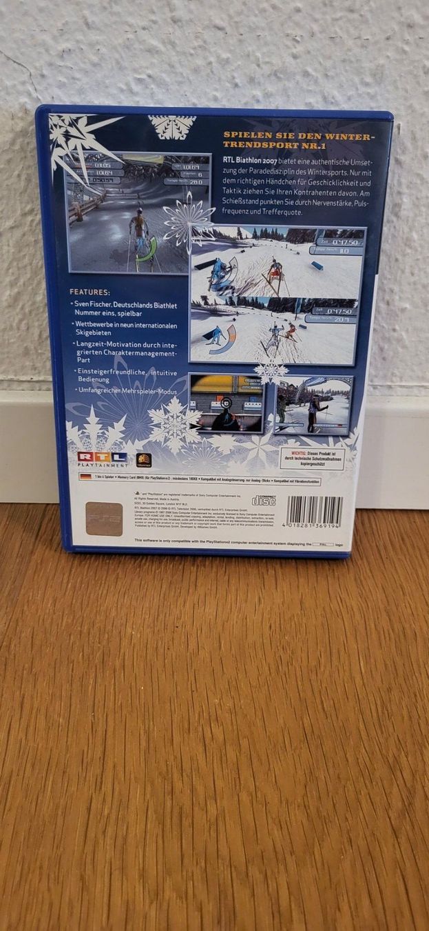 Sony Giochi: PS2 - RTL Biathlon 2007 – Usato da Münsingen venduto da DigitaleSpielecke 1