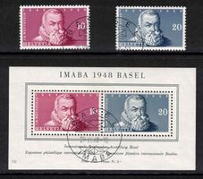 1948 Imaba Block W31 plus Ausschnitte W29 + W30 ʘ