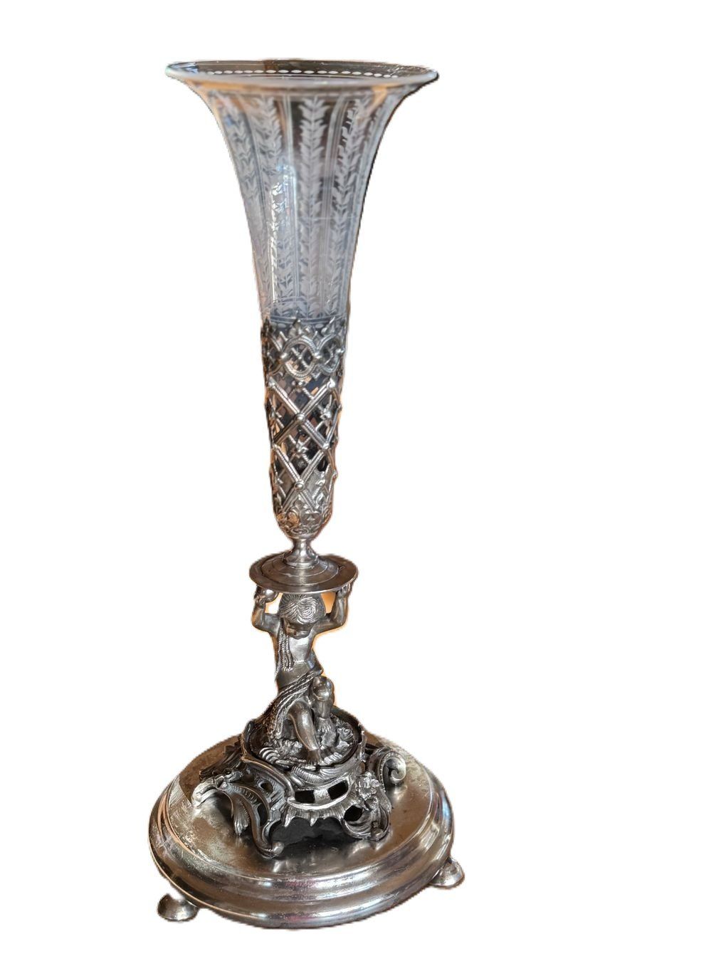 Vasi & Recipienti: Tischvase mit Putto um 1920 – Usato da Burgdorf venduto da Tanthony