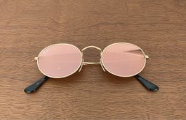 Ray-Ban lunettes de soleil dorées