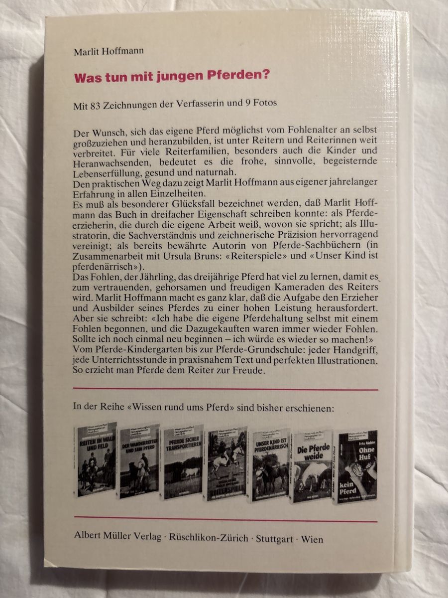 Bücher: Was tun mit jungen Pferden – Gebraucht aus Lostorf von Felixa64 1