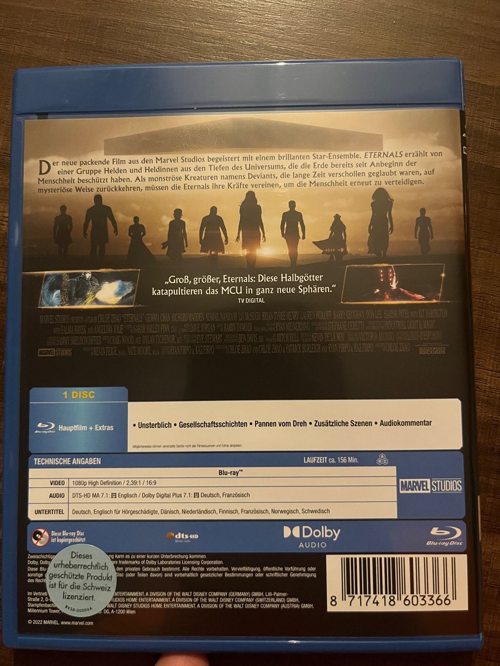 Tutti i DVDs: Marvel | Eternals Blu-ray – Nuovo (secondo la descrizione) da Sierre venduto da black.box 1