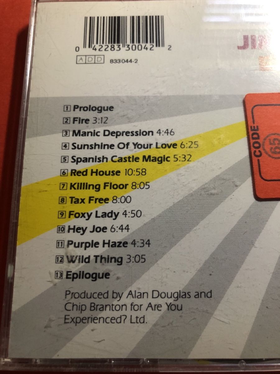 CDs: CD The Jimi Hendrix Experience Live at Winterland – Gebraucht aus Flaach von rubo7 1