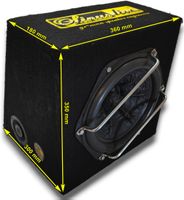 Subwoofer - Sinus Live SLW250II - 300wrms / 600 Wmax
