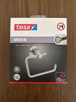 tesa® MOON Toilettenpapierhalter, Orig. Verpackt,Kein Bohren