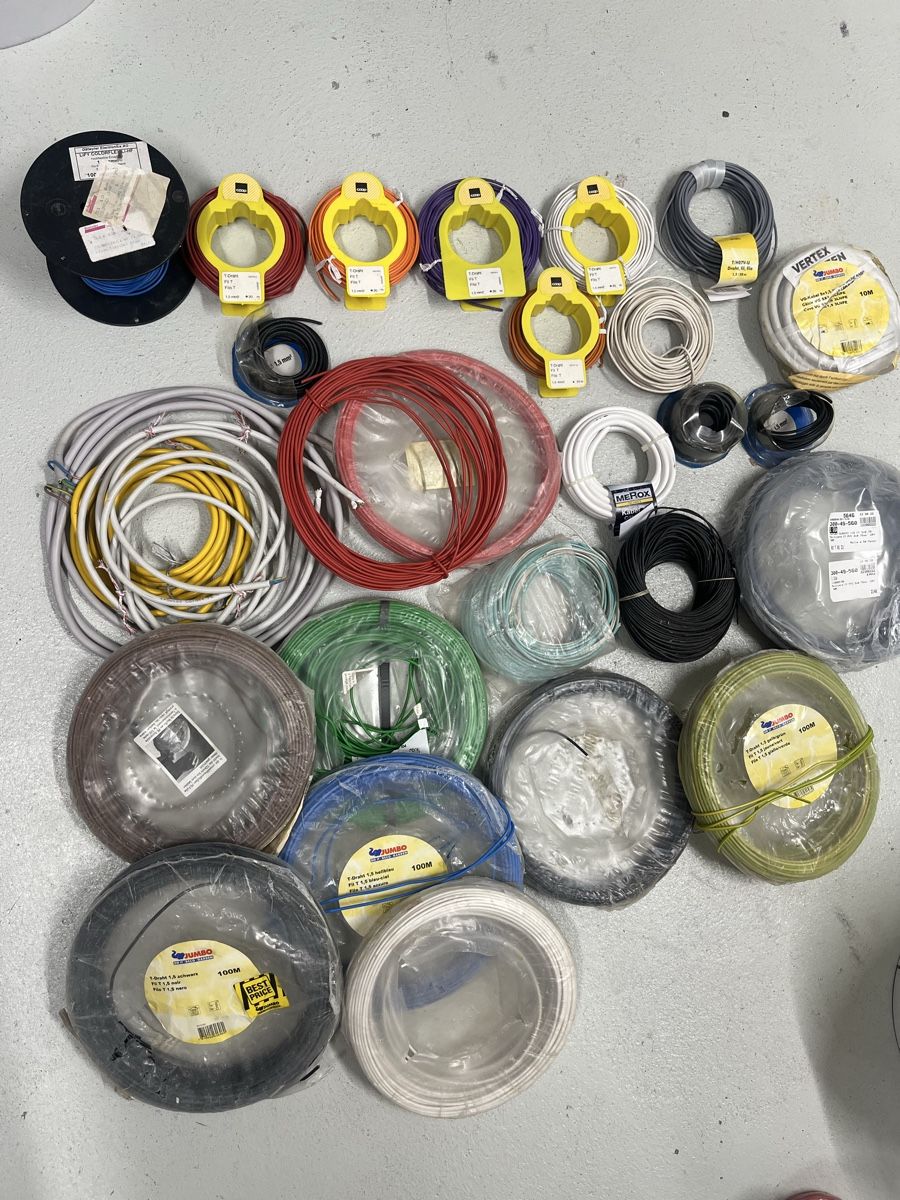 Kabel: Restposten Elektrokabel, Draht, Kupfer – Neu (gemäss Beschreibung) aus Würenlos von KLG_3TBs 7