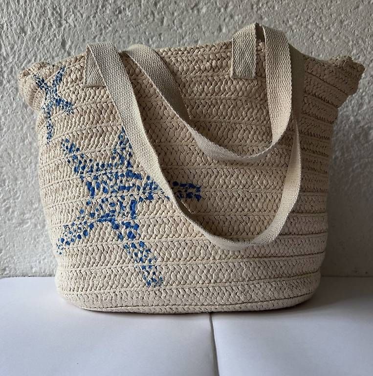 Borse da donna: Bast-Strandtasche mit Henkel (ca. 2018) – Usato da Bern venduto da san_svt6