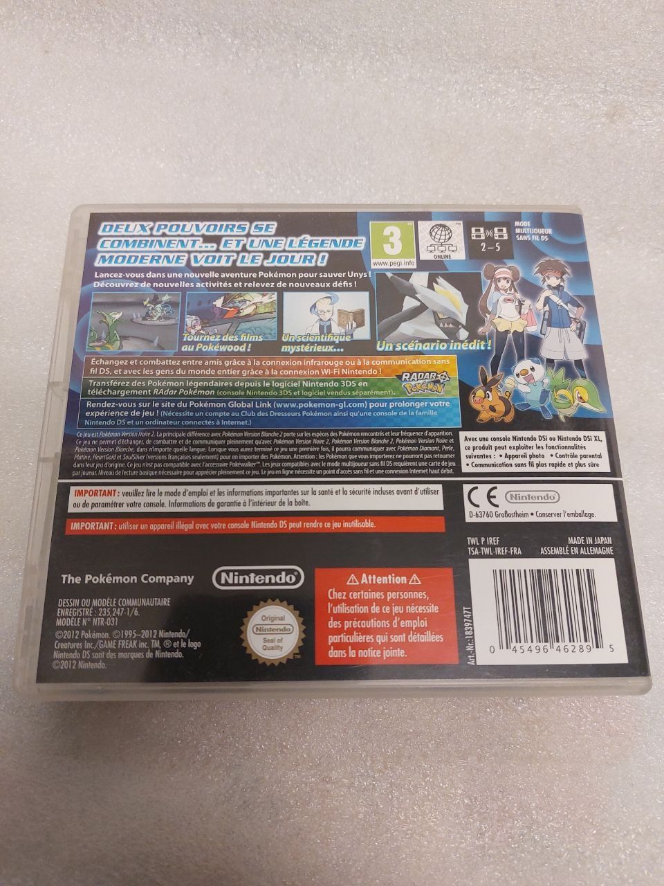 Nintendo Spiele: Pokémon Version Noire 2 - DS Nintendo‪ – Gebraucht aus Pambio Noranco von Pol69 2