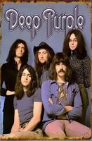 Deep Purple Blechschild Metal Rock Band