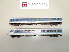 Fleischmann Personenwagen+Steuerwagen DB DC GS H0 ohne OVP
