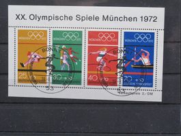 BRD 1972 Sommerspiele München Block 8 ET gest