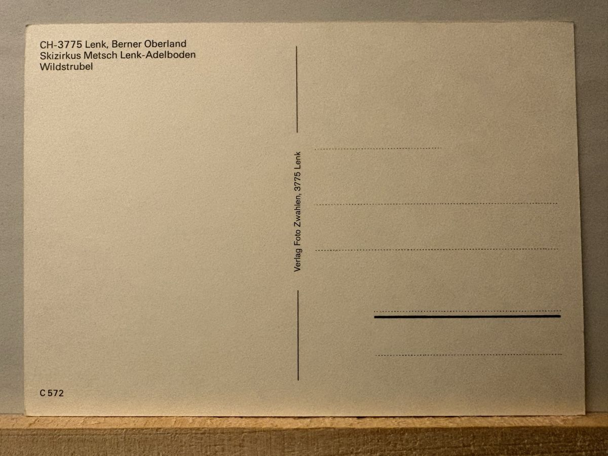 Cartoline postali: AK von Lenk – Usato da Rümlang venduto da Brieftaube1 1