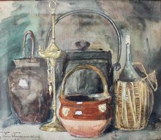 STILLLEBEN, AQUARELL, SCHWEIZ ?, SIGNIERT UND DATIERT 93.