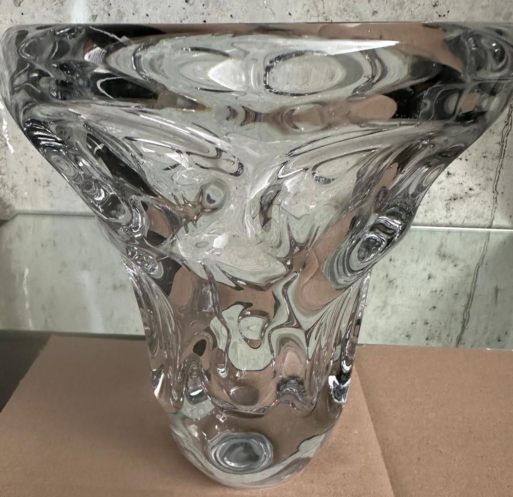 Vase & Récipients: Unique Hand Blown Vase - heavy decorative crystal vase – D'occasion à Lausanne par vas_mbk2