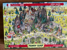 1000 Teile Puzzle „Transylvanian Habitat“ Serie „Funky Zoo“