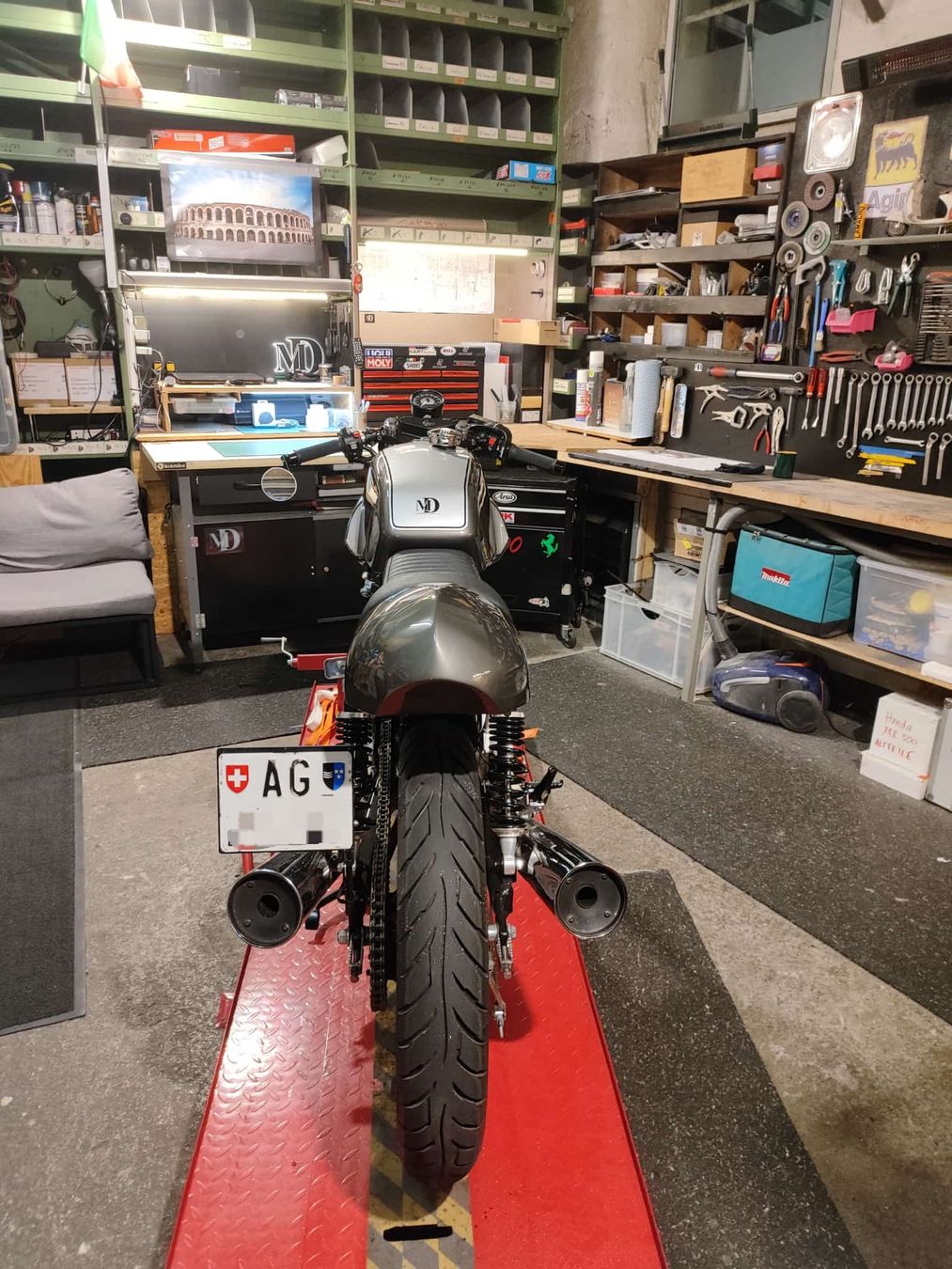 HONDA XBR 500_Jg.1986_CAFERACER (Gebraucht) in Sarmenstorf für CHF 6900 ...