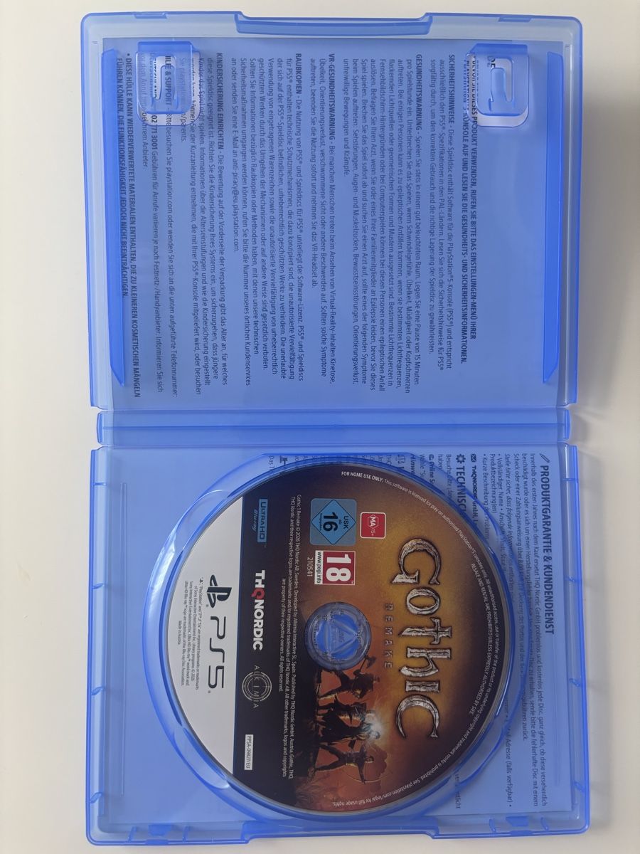 Jeux: Gothic Remake PS5 / Playstation 5 – D'occasion à Bühler par fab_5x87 2